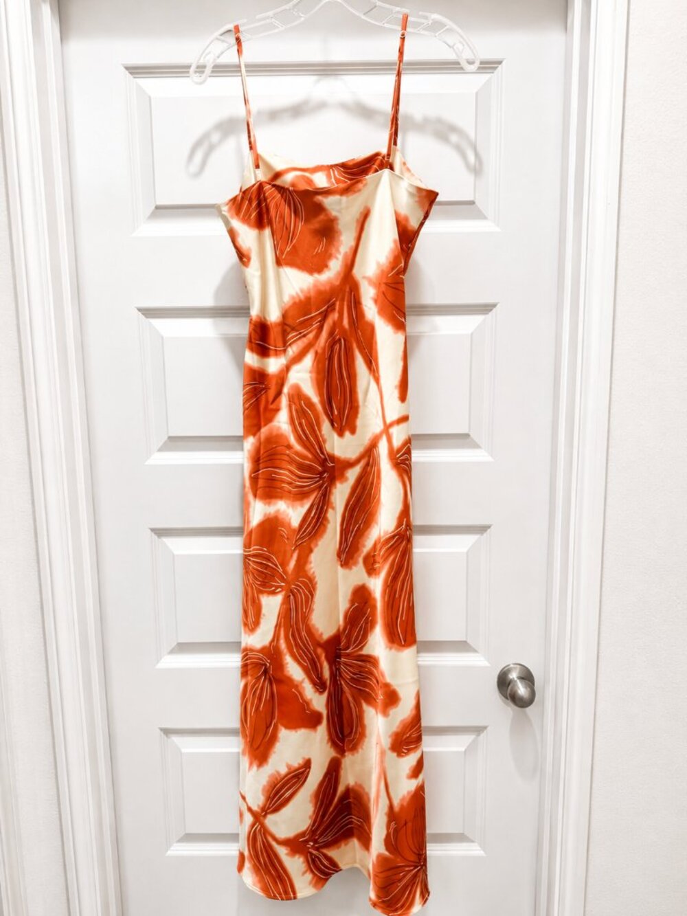 NWT House of Harlow 1960 Satin Floral Slip Midi Dress | Medium - Picture 4 of 5